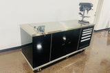 PIT BOX CART WORK BENCH WITH DRILL PRESS AND VISE
