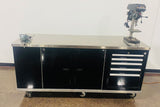 PIT BOX CART WORK BENCH WITH DRILL PRESS AND VISE